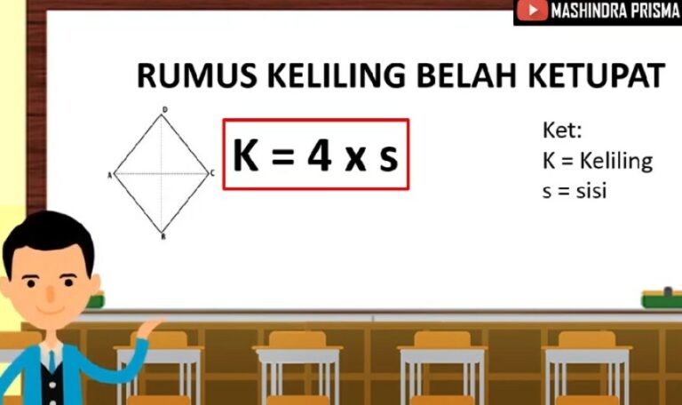 Berapakah panjang minimal pita yang diperlukan kakak untuk menghias kado tersebut?
