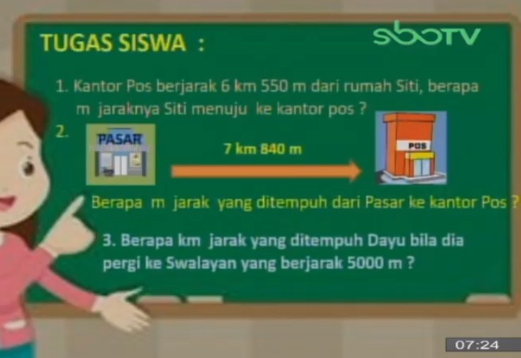 Soal dan Jawaban SBO TV 11 September SD Kelas 3