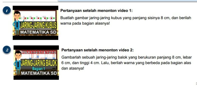 Buatlah gambar jaring-jaring kubus yang panjang sisinya 8 cm, dan berilah warna pada bagian alasnya!