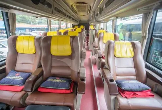 Kelas & Fasilitas Bus Safari Dharma Raya