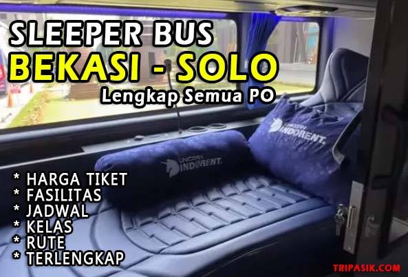 Sleeper Bus Bekasi Solo
