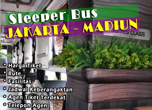 Sleeper Bus Jakarta Madiun