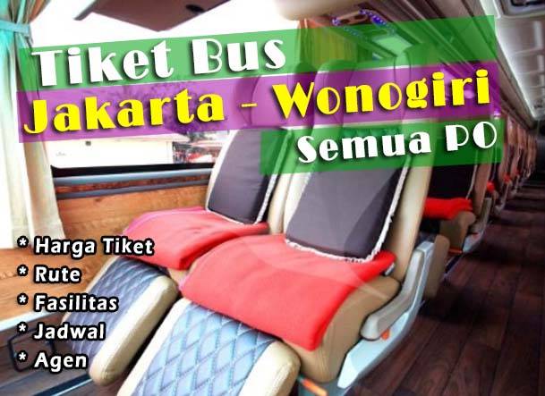 Tiket Bus Jakarta Wonogiri 